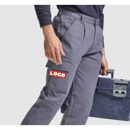 Spodnie robocze z tkaniny bawełnianej z nadrukiem r. 36-60 wysoka jakość