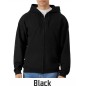 Gildan Midweight Fleece Adult Full Zip Hooded Sweatshirt