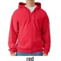 Gildan Midweight Fleece Adult Full Zip Hooded Sweatshirt