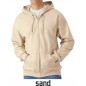 Gildan Midweight Fleece Adult Full Zip Hooded Sweatshirt