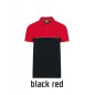 Dwukolorowa koszulka polo z krótkim rękawem WK210