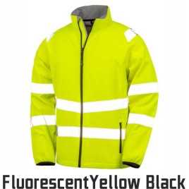 R505X Recycled Printable Safety Softshell Jacket