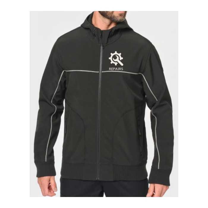 KURTKA WK450 UNISEX 3-LAYER TWO-TONE BIONIC SOFTSHELL JACKET
