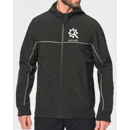 KURTKA WK450 UNISEX 3-LAYER TWO-TONE BIONIC SOFTSHELL JACKET
