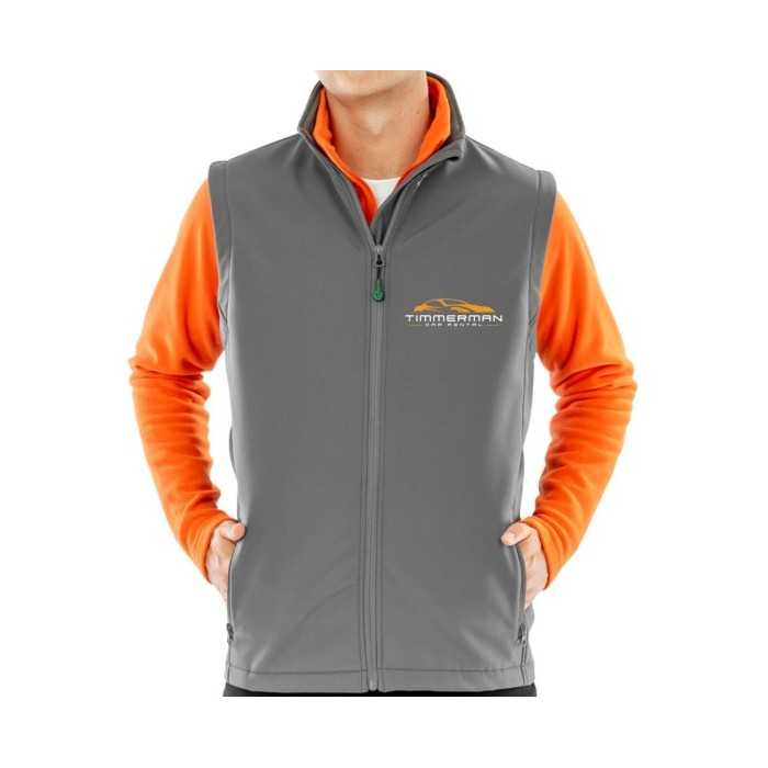 Męski ocieplacz Softshell Bodywarmer R902M Printable 2-warstwowy