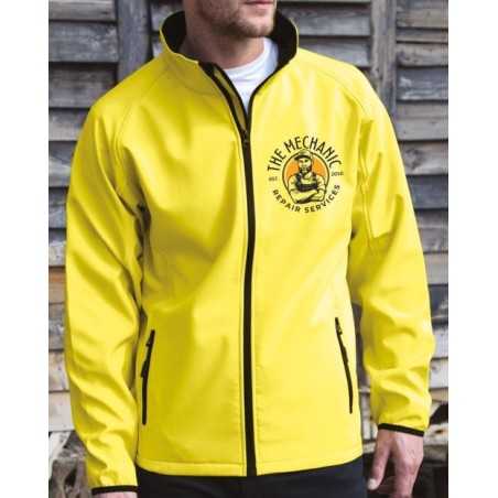 Men's Printable Softshell Jacket with Recycled Fleece Inner 280g. R231M