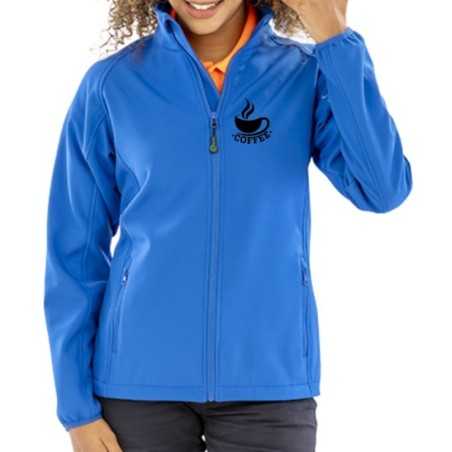 Women's Recycled 2-Layer Printable Softshell Jacket R901F