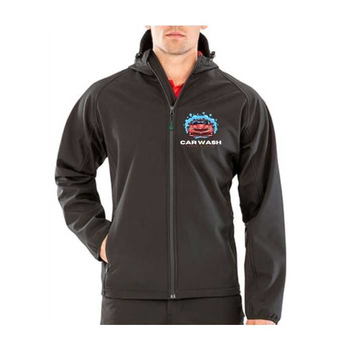 Męski Softshell 3-warstwowy z kapturem R911M