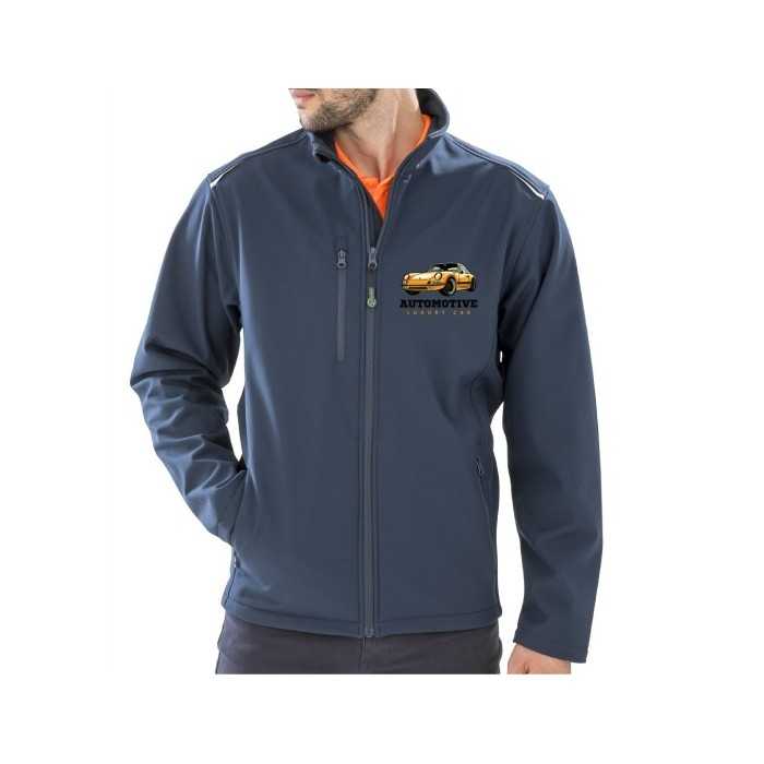 R900M RECYCLED 3-LAYER PRINTABLE SOFTSHELL JACKET