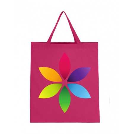 Cotton shopping bag - short handles